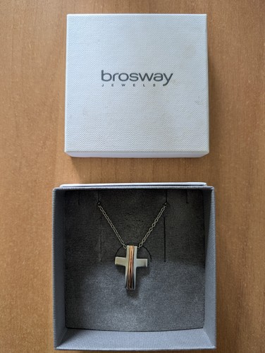 Collana uomo Brosway SI02 Acciaio inossidabile bicolore catenina acciaio 50 cm - Foto 2 di 8