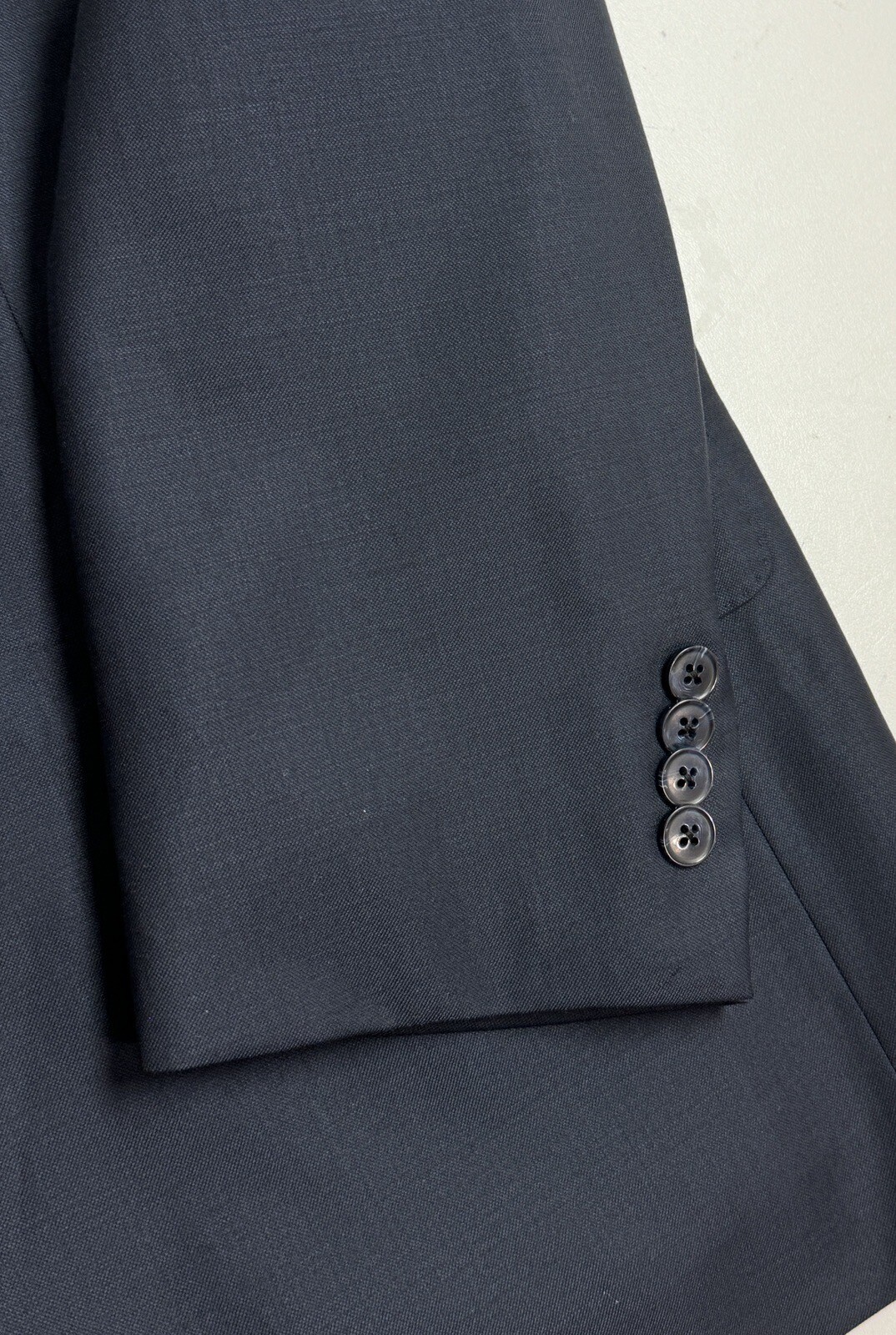 #367 Peter Millar Classic Fit  Solid Blue Suit Ja… - image 5