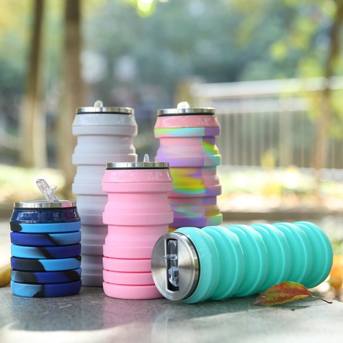 Creative Collapsible Water Bottle Wear-resistant Sport Bottle