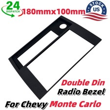 1pc Of Double Din Radio Bezel For 1978-1985 Chevy Monte Carlo El Camino Malibu