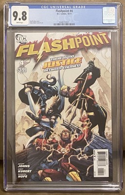 Flashpoint #4 CGC 9.8 DC Comics Andy Kubert 2011 WHITE PAGES