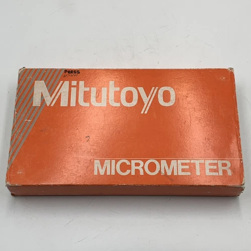 Mitutoyo 100-125mm 103-141 Outside Mechanical Micrometer Used