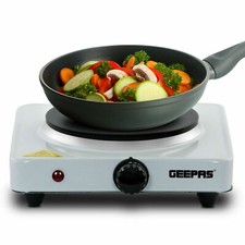 New Geepas Portable Single Double Hot Plate Table Top Cooker Hob 1000W/2000W UK