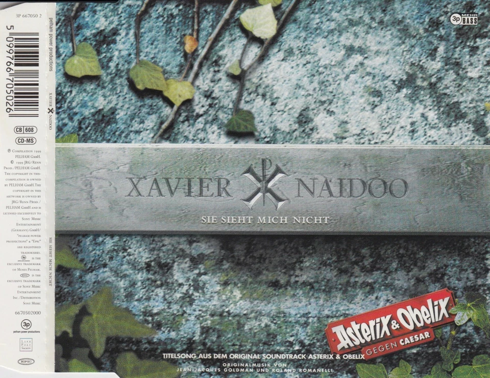 XAVIER NAIDOO Sie Sieht Mich Nicht MCD 1999 RAR & WIE NEU OST Asterix 90s Hit ! - Bild 2 von 4