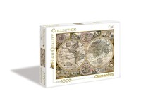 Clementoni carte Antique Puzzle 3000-piece, Multi-colour Clementoni carte Antique Puzzle 3000-piece, Multi-colour