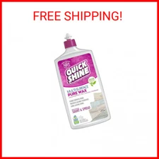 Quick Shine Pure Floor Wax 27oz | A Buffable, Waterproof Finish for Regular and