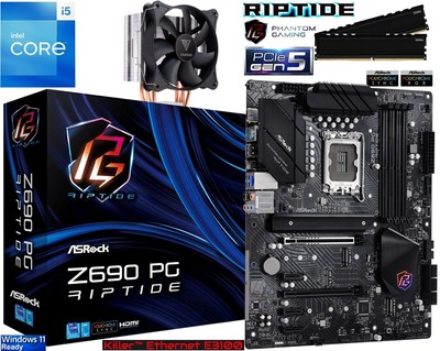 Aufrüstkit PC Bundle Intel Core i5-12600KF bis 64GB DDR4 mit ASRock Z690 Riptide