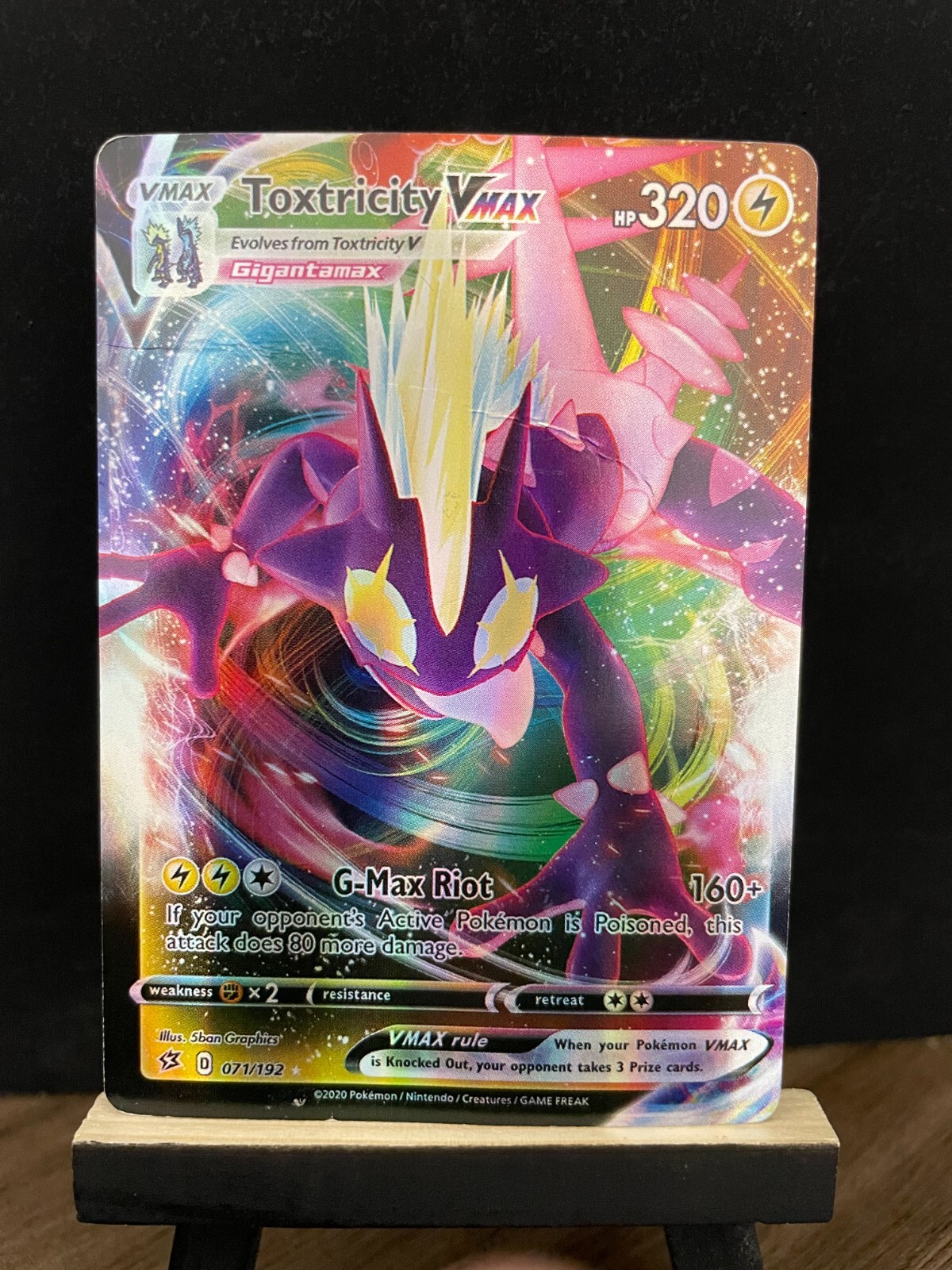 Toxtricity VMAX 071/192 Swsh02: Rebel Clash Holo