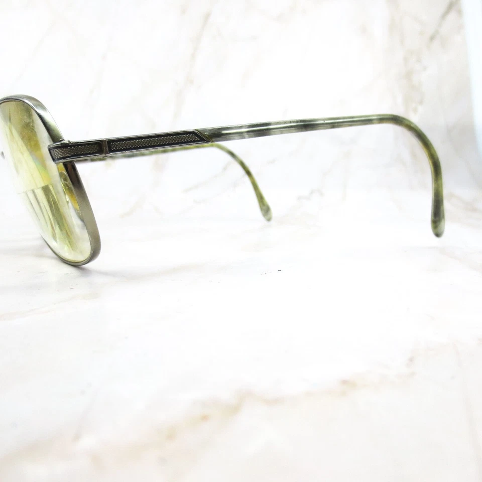 Safilo Elasta Eyeglasses Frame 3784-YT9 Men's Gunmetal Full Rim Aviator 59-17 - Image 2 of 4