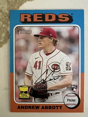 Andrew Abbott Cincinnati Reds 2024 Topps Heritage All-Star Rookie Cup RC #470