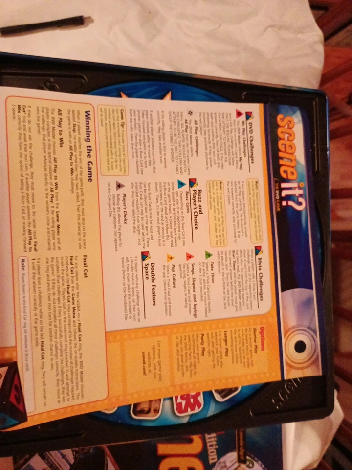 Scene It? Movie 2nd Edition The DVD Game Family Fun Party Game Metal Tin Holder - Image 4 of 4