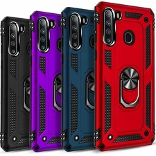 For Samsung Galaxy A21 A23 5G A24 Case Phone Cover Shockproof +Tempered Glass