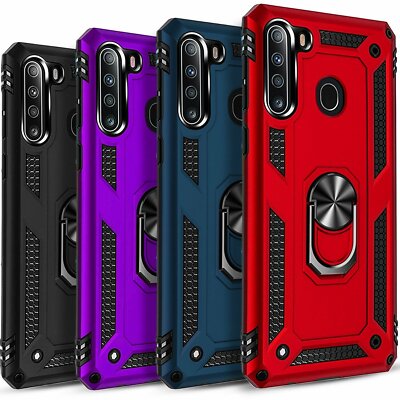 For Samsung Galaxy A21 A23 5G A24 Case Phone Cover Shockproof +Tempered Glass