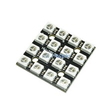 RGB LED 4x4 16Bit WS2812 5050 RGB LED Lamp Pannel Light + Integrated Drivers AM