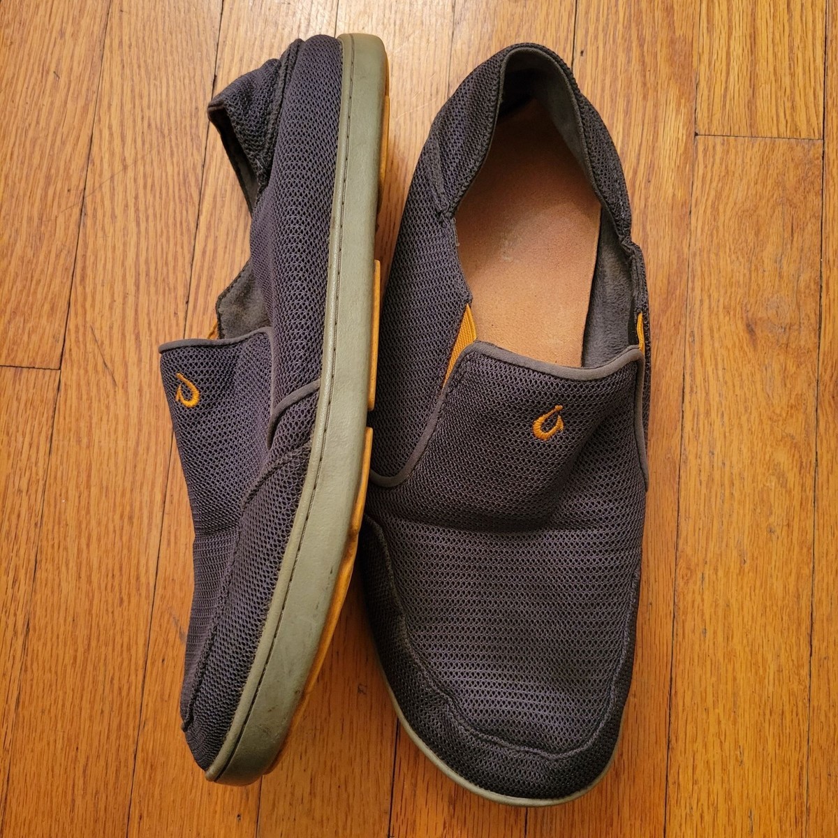 Olukai NOHEA Mesh Slip On Shoes 11 Gray Loafers Convertible  display picture 2
