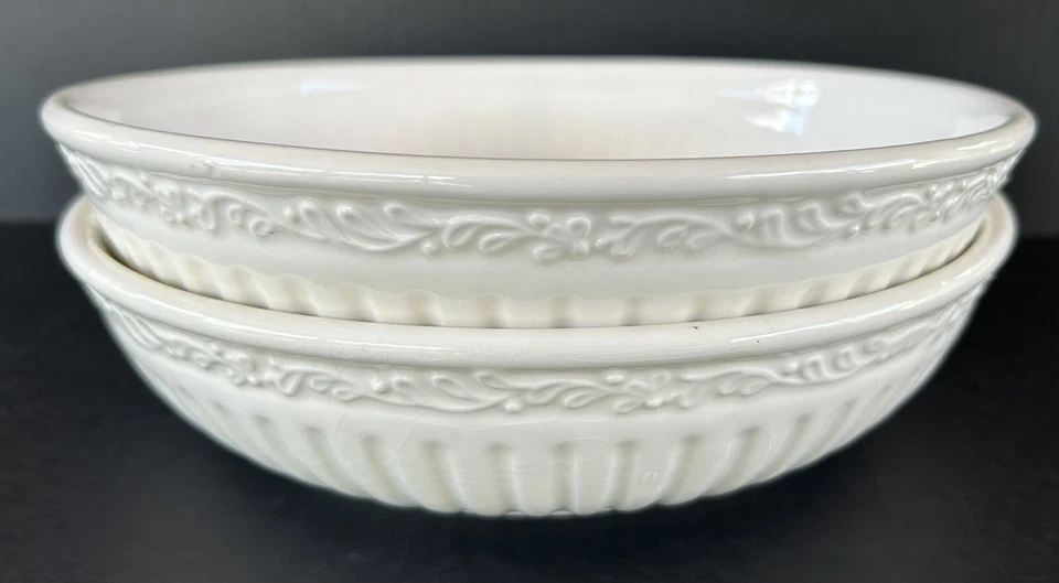 Juego de 2 cuencos italianos para pasta de campo Mikasa 9 1/4" DD900 Foto 3 de 4