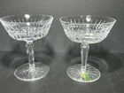 Set of 2 Vintage Waterford Glenmore 4 3/4" Sherbet Champagne Glasses 1960 Label