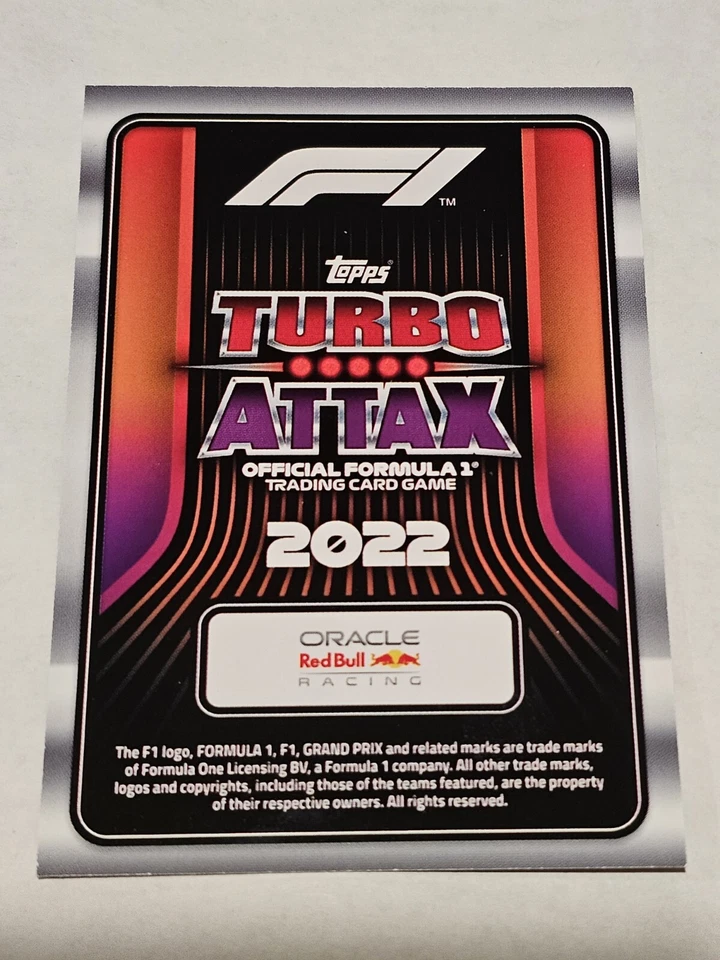 2022 Topps F1 Turbo Attax Base #166 Sprint Winner - Max Verstappen - Image 2 of 2