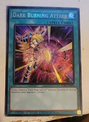 Yu-Gi-Oh! TCG Dark Burning Attack LDK2-ENS04 Limited Edition Secret ...
