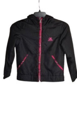 Zeroxposur Girls Black Pink Jacket Size Medium 10/12 Hooded