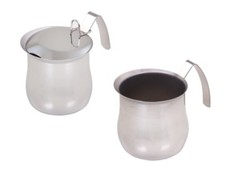 MINI MILCHTOPF GC 18/10 Edelstahl Kochtopf Kasserolle Milchkännchen Milch Topf