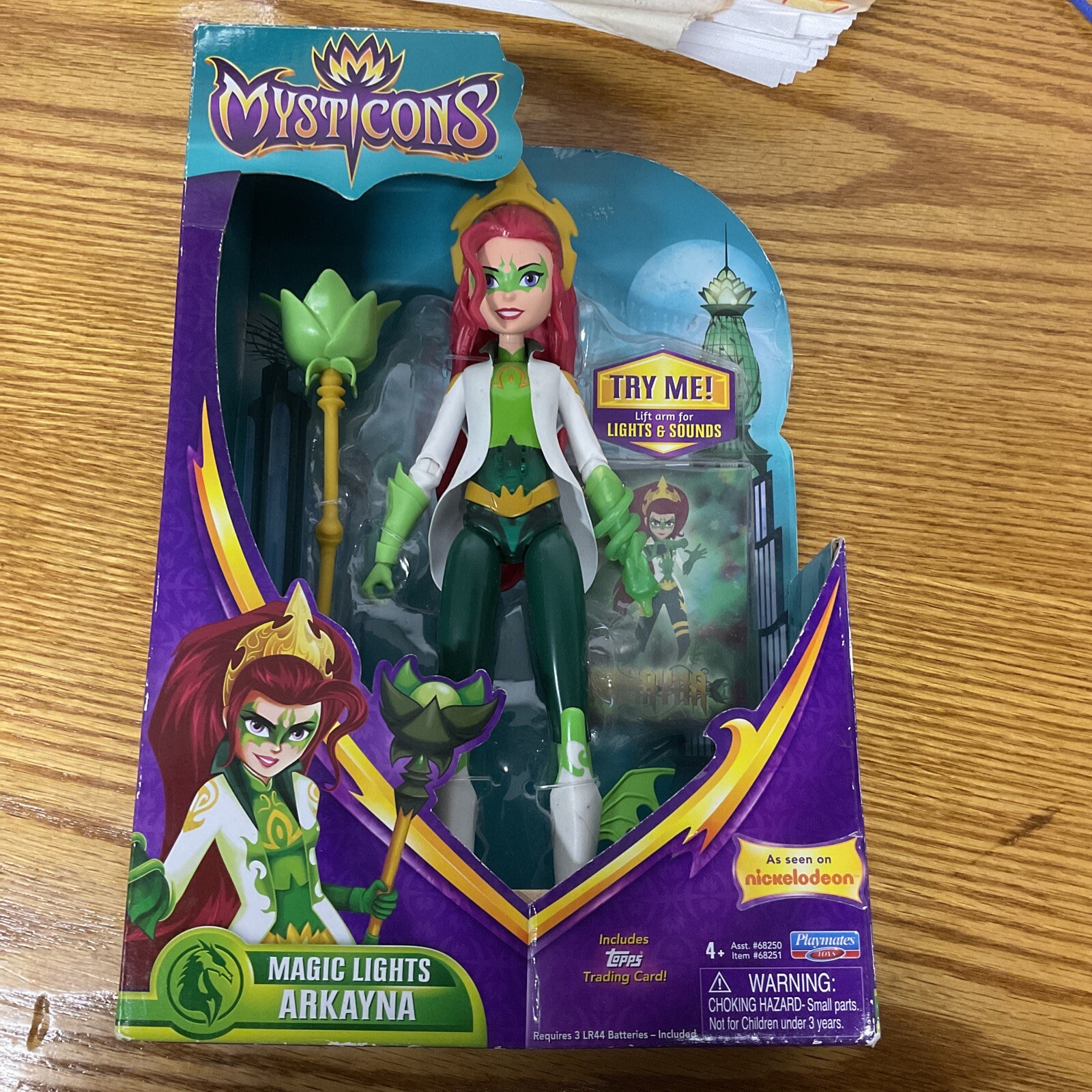 ⚡MYSTICONS MAGIC LIGHTS & SOUNDS ARKAYNA 10" DOLL ACTION FIGURE NICKELODEON