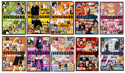 ONE PIECE VIVRE CARD Illustration BOOSTER PACK Vol.1 & 2 Complete