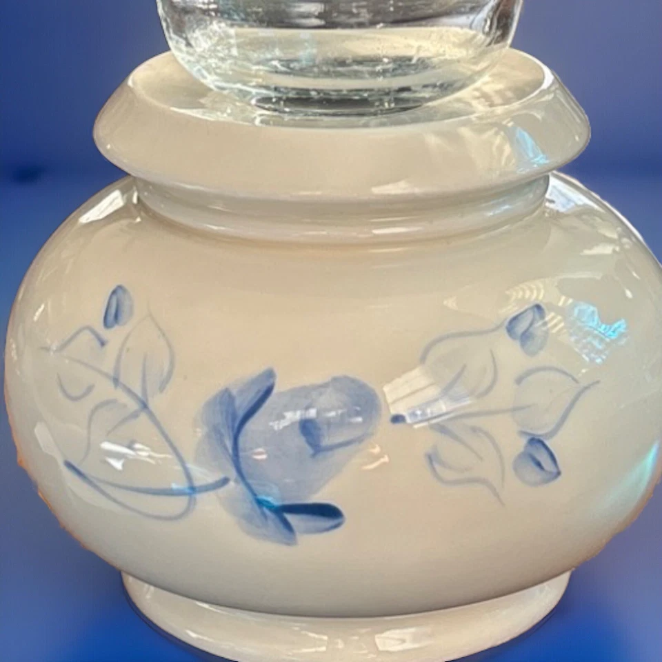 Candelabro votivo lámpara huracán de colección con globo de vidrio pintado a mano Foto 2 de 4