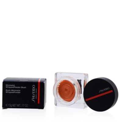 SHISEIDO MINIMALIST WHIPPED POWDER CREAM BLUSH 03 MOMOKO 0.17 OZ-NEW IN BOX
