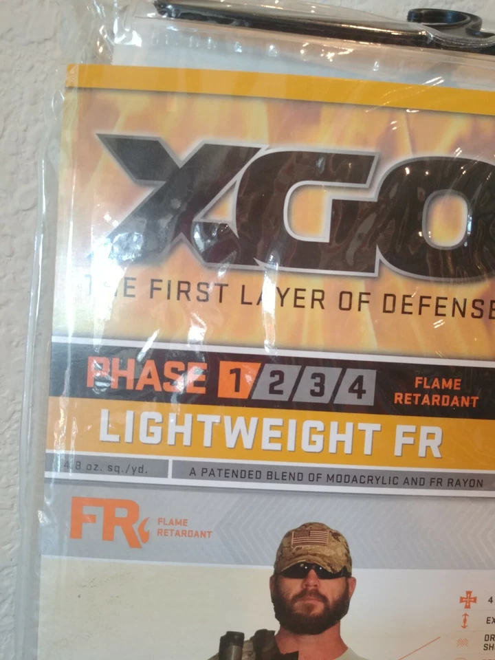 XGO Flame Retardant Pha 1 Desert Sand Men's Lightweight FR Rayon T- Shirt XLarge - Image 3 of 4