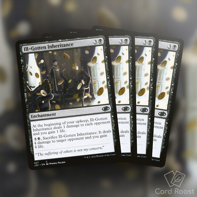 MTG x4 Ill-Gotten Inheritance 427 Jumpstart 2022 J22 Playset