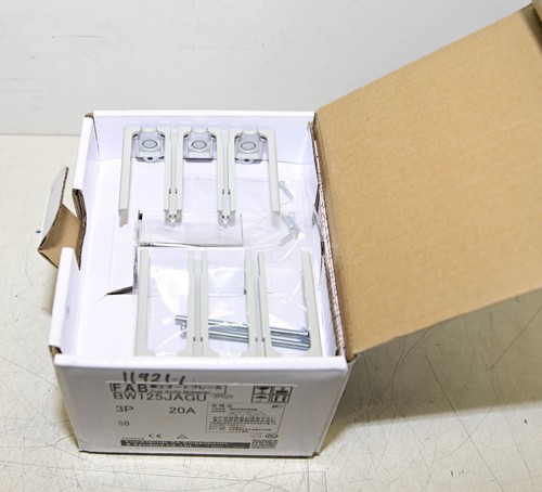 Fuji BW125JAGU -3P020 Circuit Breaker 20A, 600 VAC / 250 VDC - Picture 2 of 2