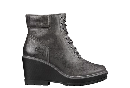 KELLIS WEDGE ANKLE BLACK BOOTS A1JXT 
