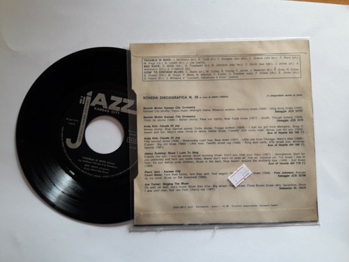 (JAZZ) KANSAS CITY il jazz n. 38 45 GIRI - Foto 2 di 2