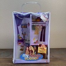 2004 Vintage Mattel My Design Scene Barbie Closet Doll Case H7314 Purple New