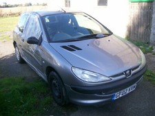 PEUGEOT 206 LX 1.4 2002 REG GREY EZA 3 DOOR SPARES BONNET BUMPER WING AIRBAG