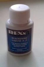 Blacking Liquid for Brass Barrels, Brass Photo Etched Parts REXx BL-2