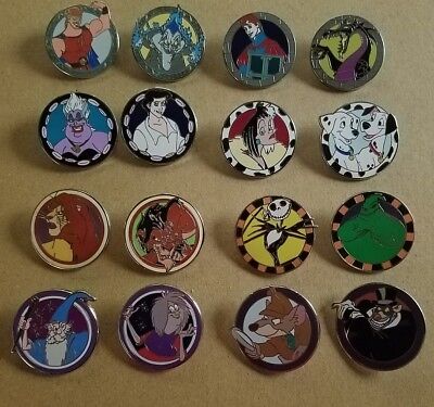 Disney Pins Good VS Evil  5 PINS Collectible PIN PACK Mystery NEW Authentic