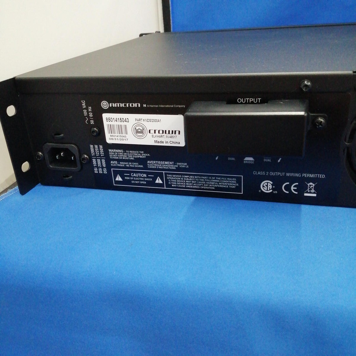 Crown Dsi2000 Power Amplifier Good Condition Used | eBay