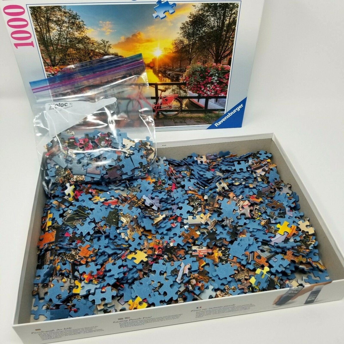 Ravensburger Bicycles in Amsterdam 1000 Piece Jigsaw Puzzle NO 19