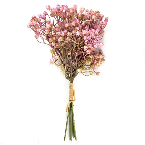 Artificial Gypsophila Flower Bundle 6 Stems - Faux Flowers Office Home Decor - Picture 3 of 15