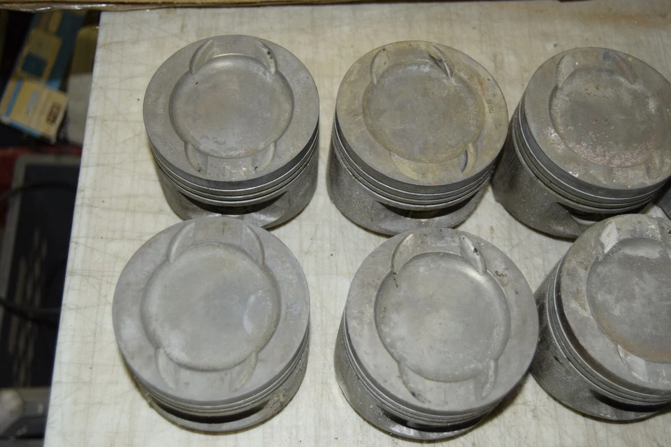 8 pistones OEM para motor Mercedes Benz Clase S 420 V8 1985-1991 SE SEL SEC *LEER Foto 2 de 4