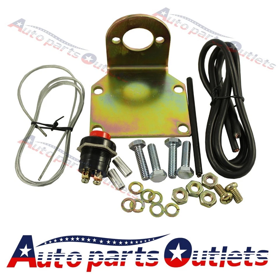 Nuevo kit de solenoide para maletero manija de puerta afeitada de 35 libras Street Rat Hot Rod Foto 2 de 4