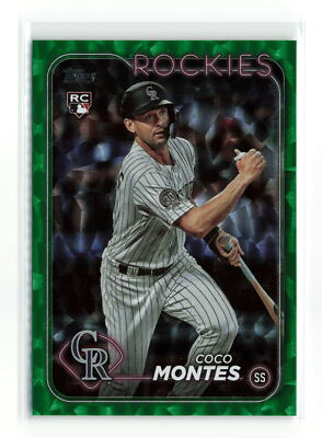COCO MONTES #92 /499 RC 2024 TOPPS ROCKIES GREEN