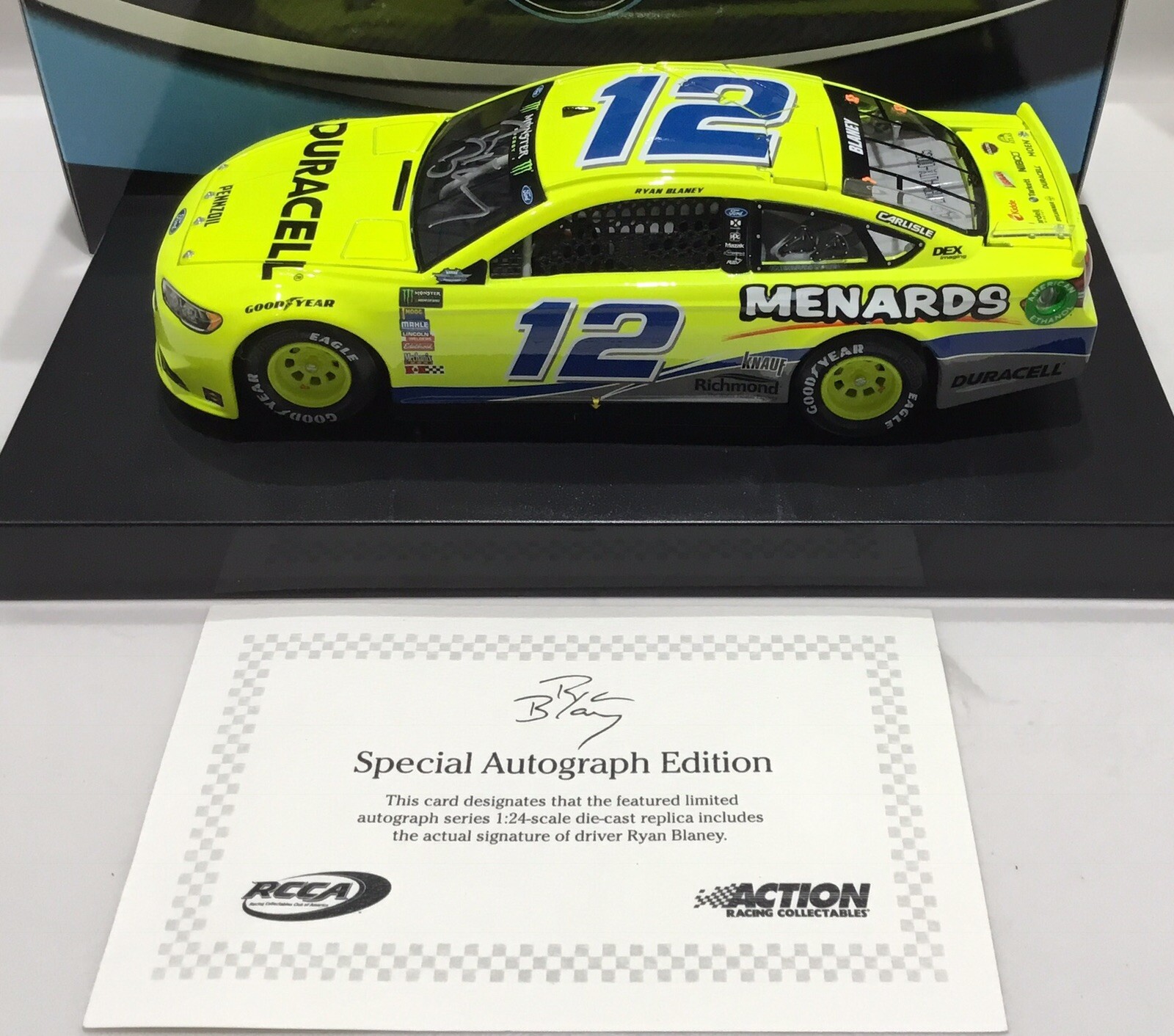 2018 1 24 12 Ryan Blaney Menards Darlington Autografiado - 1 de 168 suministramos lo mejor 2018 1 24 12 Ryan Ryan Ryan Blaney Menards Darlington Autografiado - 1 de 168 solo cómpralo