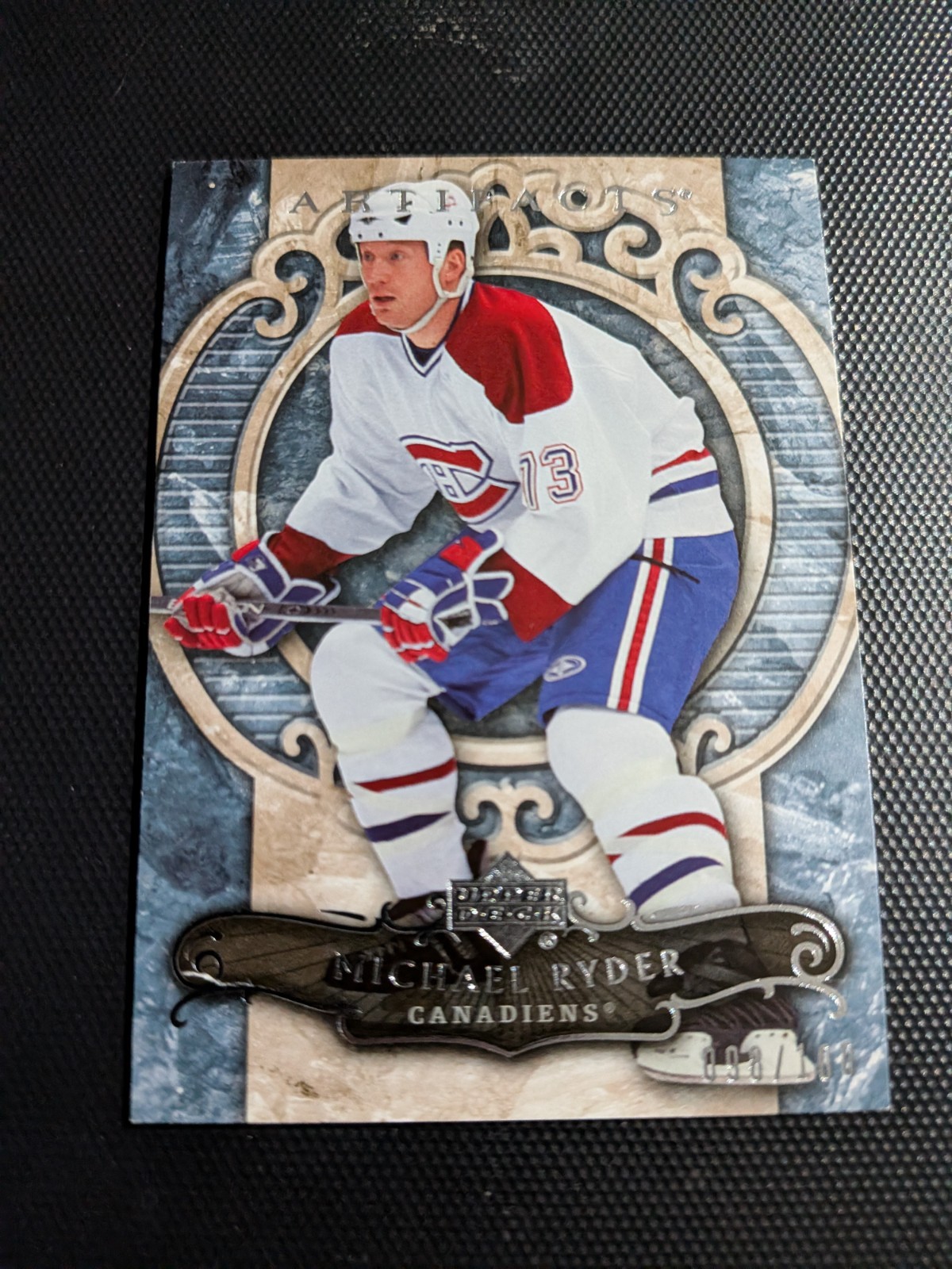 2007-08 Upper Deck Artifacts Silver 098/100 Michael Ryder #35 Montreal Canadiens