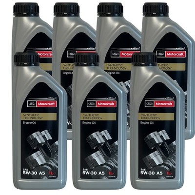 7x1 Liter ORIGINAL FORD MOTORCRAFT MOTORÖL 5W-30 Öl  5W30 WSS-M2C913-D C B A
