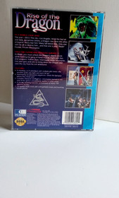 Rise of the Dragon (Sega CD, Dynamix, 1994) w Case Manual Disc