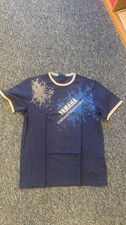 Yamaha WaveRunner Men?s T-Shirt Navy Blue Jet Ski PWC Graphic Pre-Owned