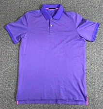 Greyson Golf Polo Shirt Men's Size Medium Short Sleeve Purple Performance